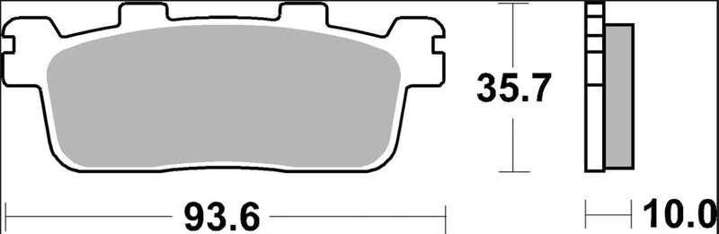Brembo BRAKE PAD GENUINE CARBON CERAMIC PRIME LINE - 07069