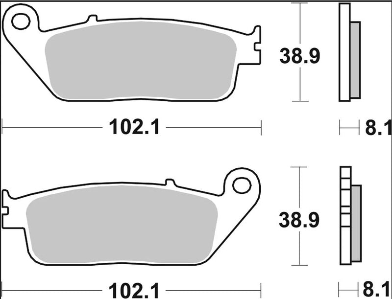 Brembo BRAKE PAD GENUINE CARBON CERAMIC PRIME LINE - 07074