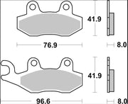Brembo BRAKE PAD GENUINE CARBON CERAMIC PRIME LINE - 07076
