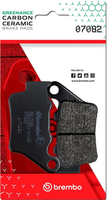 Brembo BRAKE PAD GENUINE CARBON CERAMIC PRIME LINE - 07082