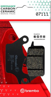 Brembo BRAKE PAD GENUINE CARBON CERAMIC PRIME LINE - 07111