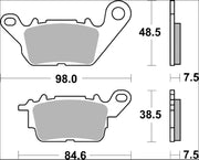 Brembo BRAKE PAD GENUINE CARBON CERAMIC PRIME LINE - 07113