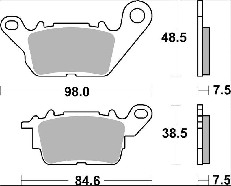 Brembo BRAKE PAD GENUINE CARBON CERAMIC PRIME LINE - 07113
