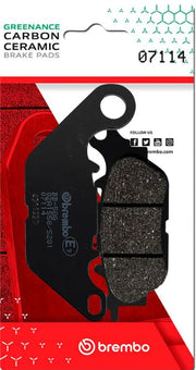 Brembo BRAKE PAD GENUINE CARBON CERAMIC PRIME LINE - 07114