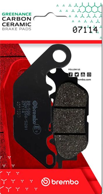 Brembo BRAKE PAD GENUINE CARBON CERAMIC PRIME LINE - 07114