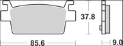Brembo BRAKE PAD GENUINE CARBON CERAMIC PRIME LINE - Sintered Metal - 07121
