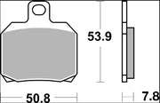 Brembo BRAKE PAD GENUINE CARBON CERAMIC PRIME LINE - 07004