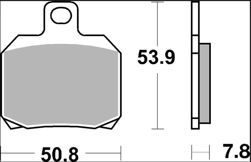 Brembo BRAKE PAD GENUINE CARBON CERAMIC PRIME LINE - 07004