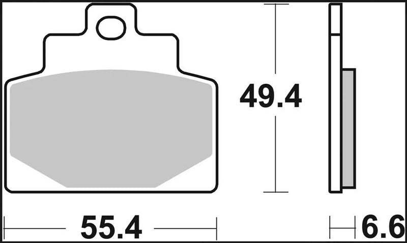 Brembo BRAKE PAD GENUINE CARBON CERAMIC PRIME LINE - 07108