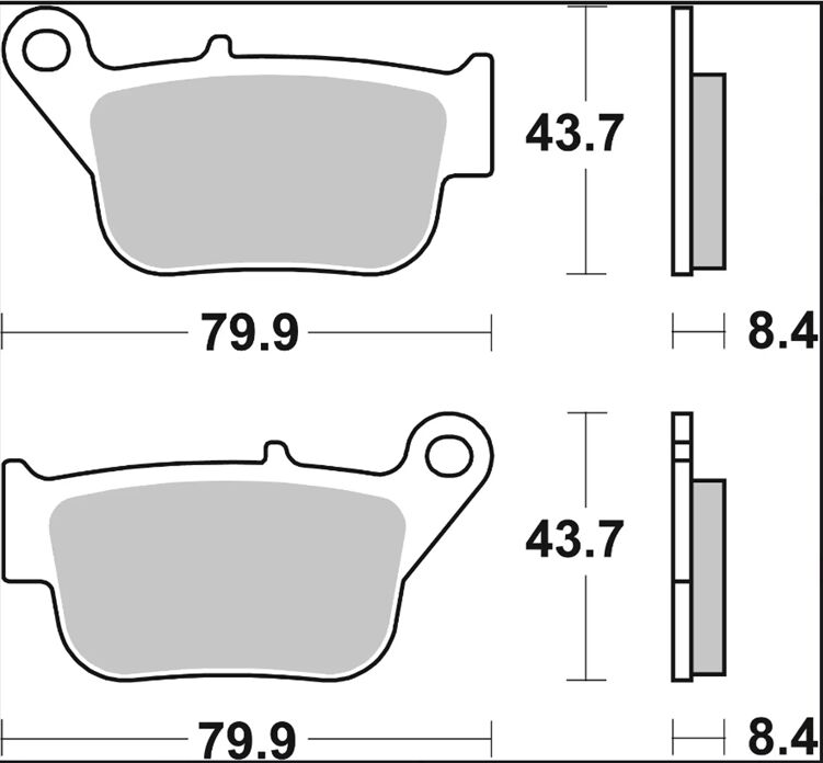 Brembo BRAKE PAD GENUINE CARBON CERAMIC PRIME LINE - 07109