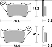 Brembo BRAKE PAD CC CARBON CERAMIC PRIME LINE - 07BB02CC