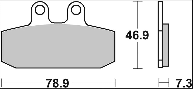 Brembo BRAKE PAD CC CARBON CERAMIC PRIME LINE - 07GR13CC