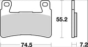 Brembo BRAKE PAD CC CARBON CERAMIC PRIME LINE - 07HO4507