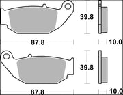 Brembo BRAKE PAD CC CARBON CERAMIC PRIME LINE - 07HO61CC