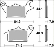 Brembo BRAKE PAD CC CARBON CERAMIC PRIME LINE - 07KA30CC