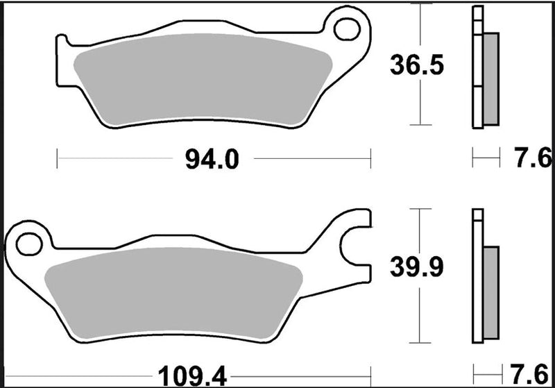 Brembo BRAKE PAD CC CARBON CERAMIC PRIME LINE - Front, Rear - 07SU33CC