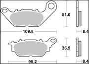 Brembo BRAKE PAD CC CARBON CERAMIC PRIME LINE - Front, Rear - 07YA28CC