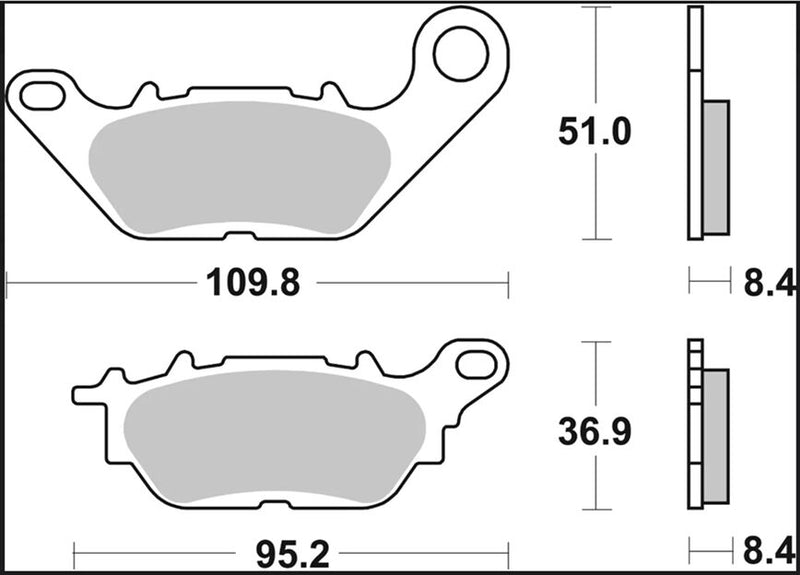 Brembo BRAKE PAD CC CARBON CERAMIC PRIME LINE - Front, Rear - 07YA28CC