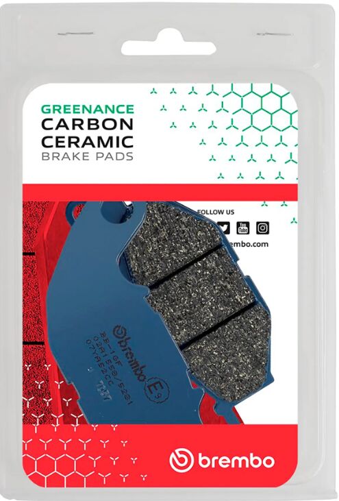 Brembo BRAKE PAD CC CARBON CERAMIC PRIME LINE - Front, Rear - 07YA52CC
