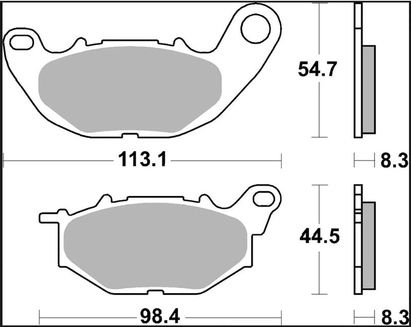 Brembo BRAKE PAD CC CARBON CERAMIC PRIME LINE - Front, Rear - 07YA52CC