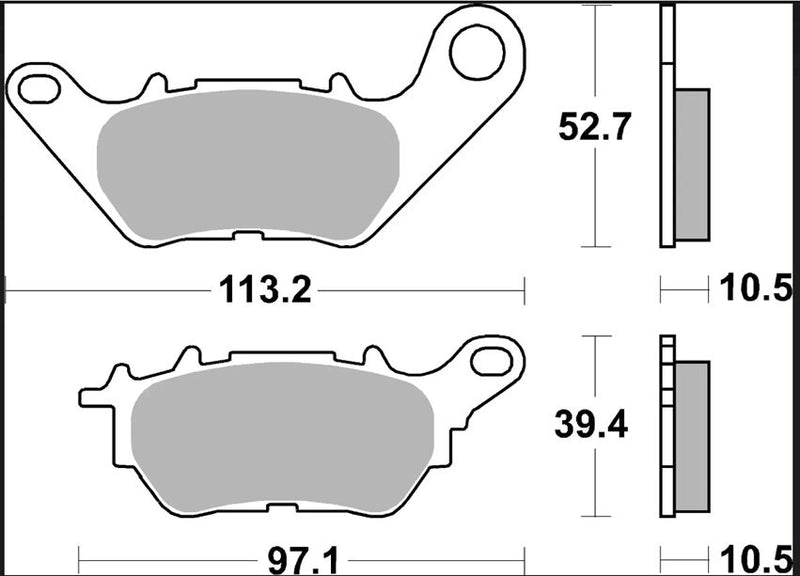 Brembo BRAKE PAD CC CARBON CERAMIC PRIME LINE - Front, Rear - 07YA53CC