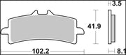 Brembo BRAKE PAD RC CARBON CERAMIC RACING UPGRADE LINE - Front, Rear - 07BB37RC