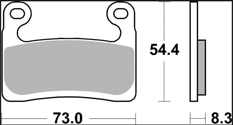 Brembo BRAKE PAD RC CARBON CERAMIC RACING UPGRADE LINE - Front, Rear - 07GR90RC