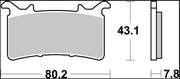 Brembo BRAKE PAD RC CARBON CERAMIC RACING UPGRADE LINE - Front, Rear - 07GR99RC