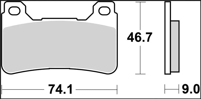 Brembo BRAKE PAD RC CARBON CERAMIC RACING UPGRADE LINE - Front, Rear - 07HO50RC