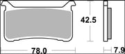 Brembo BRAKE PAD RC CARBON CERAMIC RACING UPGRADE LINE - Front, Rear - 07HO63RC
