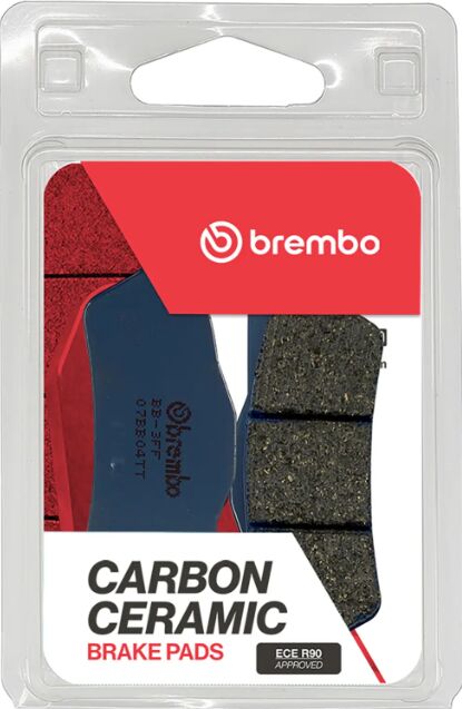 Brembo BRAKE PAD CARBON CERAMIC TT PRIME LINE - Front, Rear - 07BB04TT