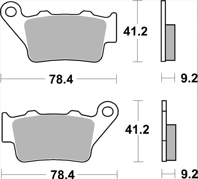 Brembo BRAKE PAD CARBON CERAMIC TT PRIME LINE - Front, Rear - 07BB02TT