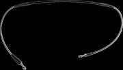 Moose Offroad Hard-parts Stainless Steel Braided Brake Line - Front, Braided, Silver - H01-1-038/P-CL