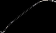 Moose Offroad Hard-parts Stainless Steel Braided Brake Line - Rear, Braided, Silver - H01-2-026/P-CL