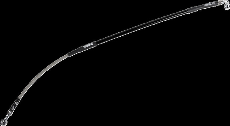 Moose Offroad Hard-parts Stainless Steel Braided Brake Line - Rear