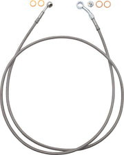 FAT Baggers INC. EZ Install Brake Line - Clear PVC Coating, Stainless Steel - 110062