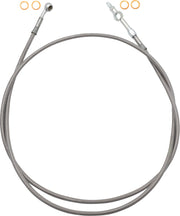 FAT Baggers INC. EZ Install Brake Line - Clear PVC Coating, Stainless Steel - 120060