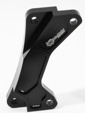 Moto-Master Supermoto Street Rotor Adapter Bracket - Black - Brake Caliper - 211014