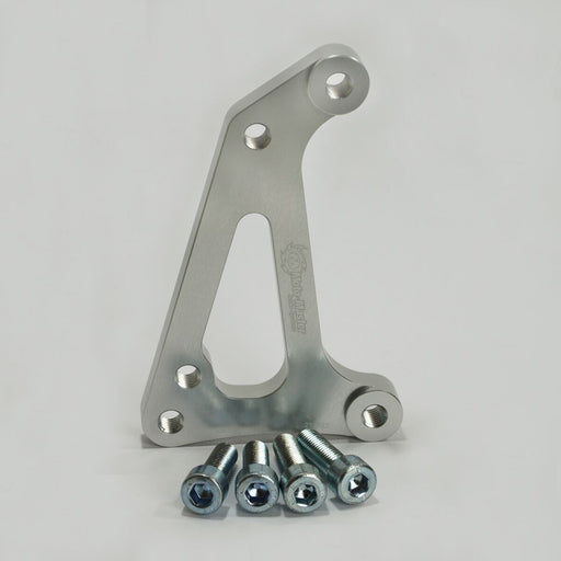 Moto-Master Supermoto Racing Rotor Adapter Bracket - Silver,  Stainless Steel - Brake Caliper