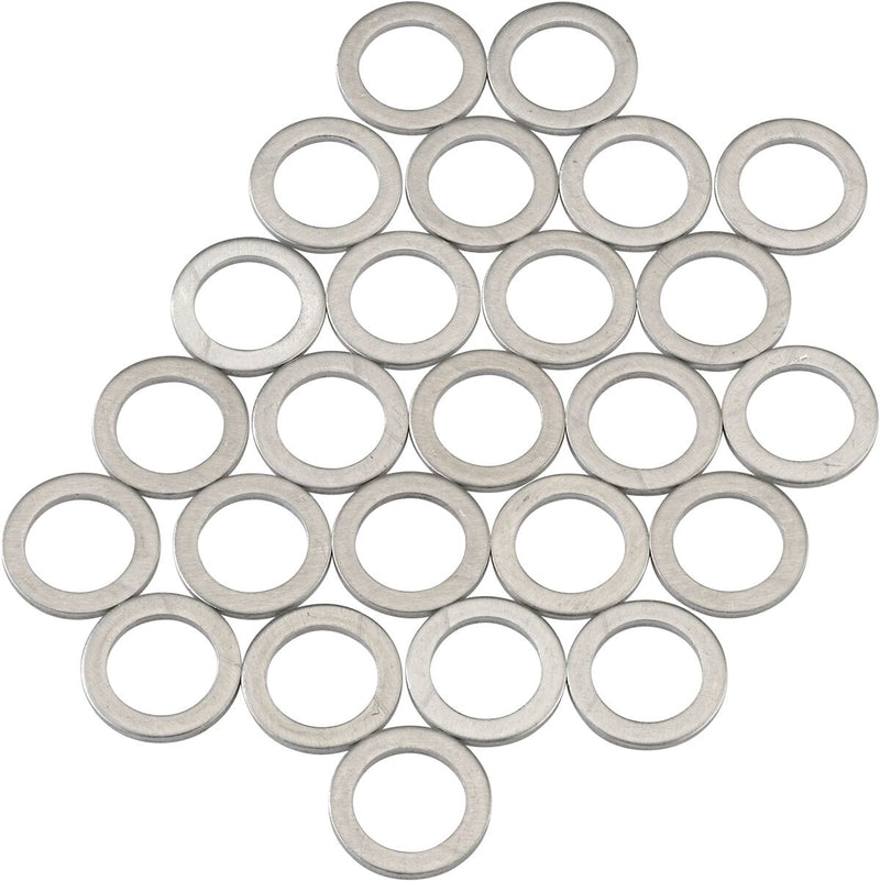 Moose Offroad Hard-parts Banjo Washers - Silver - 205-2500