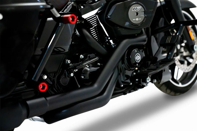 Rinehart Racing True Duals Header - Black, Head Pipe