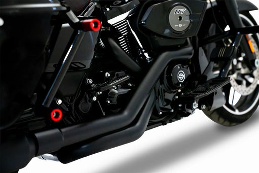Rinehart Racing True Duals Header - Black, Head Pipe