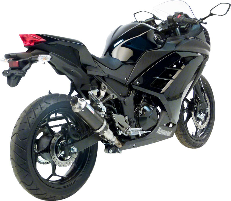 LEOVINCE GP Corsa Slip-On Muffler - Gloss - 3293U