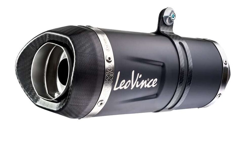 LEOVINCE LV One Evo Black Edition Full-System Exhaust - Ceramic Black, Full System - 14360EBK
