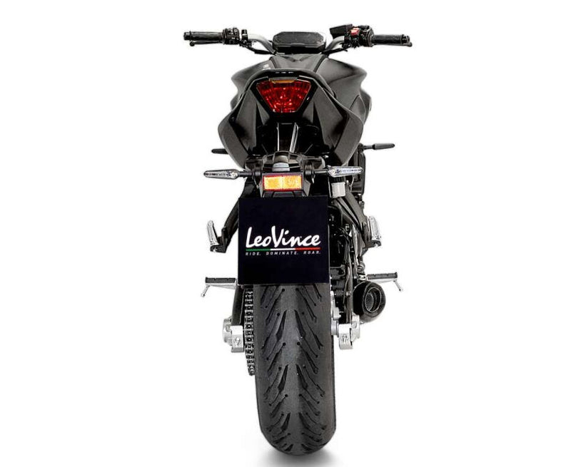 LEOVINCE LV One Evo Black Edition Full-System Exhaust - Ceramic Black, Full System - 14360EBK