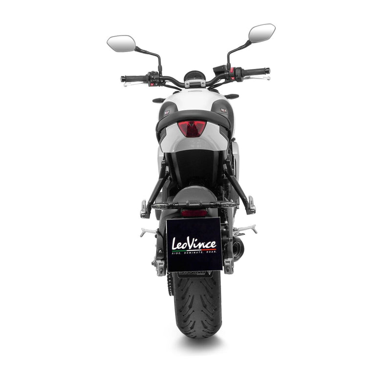 LEOVINCE LV One Evo Black Edition Full-System Exhaust - Ceramic Black, Full System - 14385EBK