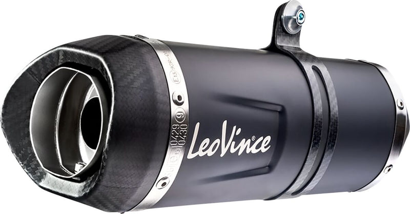 LEOVINCE LV One Evo Black Edition Full-System Exhaust - Ceramic Black, Full System - 14385EBK