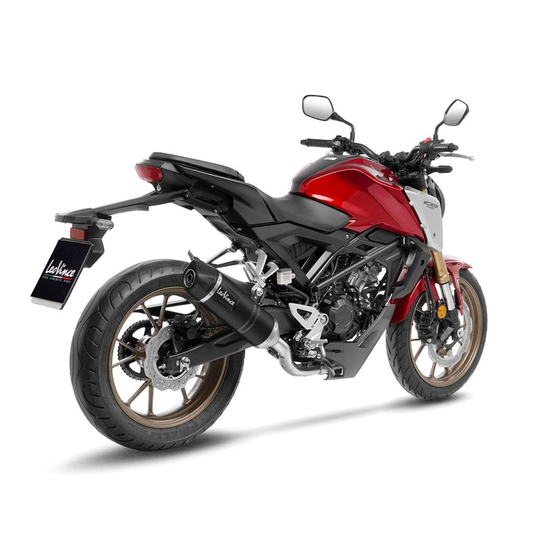 LEOVINCE LV One Evo Black Edition Full-System Exhaust - Ceramic Black, Full System - 14390EBK