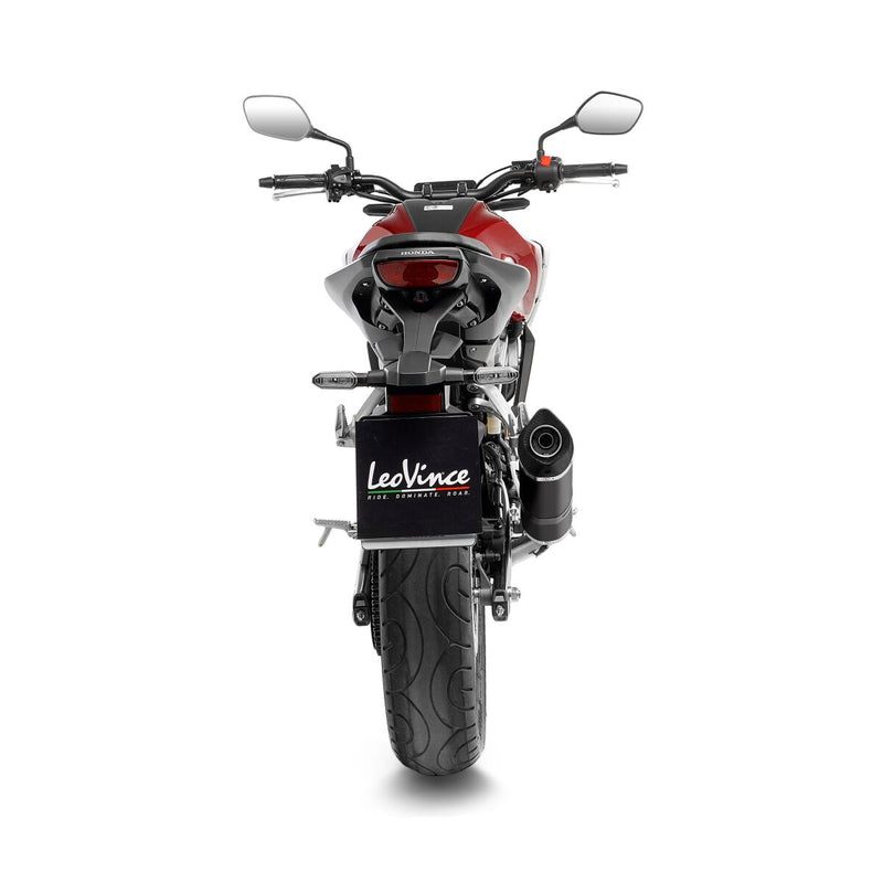 LEOVINCE LV One Evo Black Edition Full-System Exhaust - Ceramic Black, Full System - 14390EBK