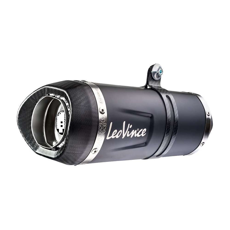 LEOVINCE LV One Evo Black Edition Full-System Exhaust - Ceramic Black, Full System - 14379EBKN